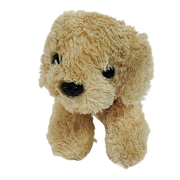 Vintage Aurora Floppy Puppy Dog Golden Spotted Blend Plush Bean Bag Stuffed Anim - Picture 3 of 8